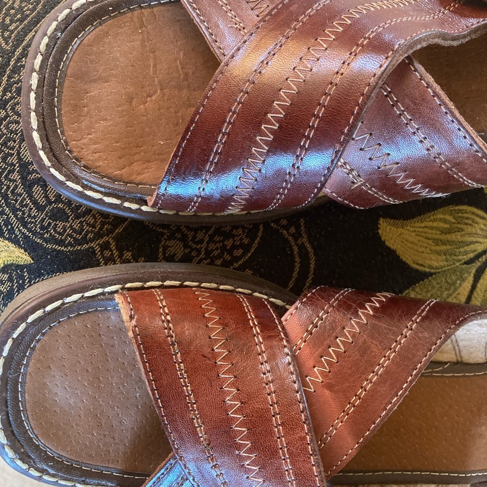 Handmade Mexican leather sandals - Picture 2 of 4